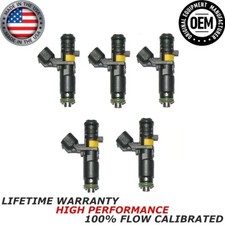 New 5x Oem Siemens Fuel Injectors 05-07 Volkswagen Rabbit Jetta 2.5l 07k906031b