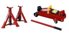 CRIC Sollevatore auto  a Carrello con Cavalletti OMOLOGATO  per 20 quintali