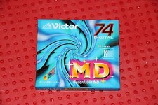 MD    VICTOR/JVC MD 74 LIGHT BLUE BLANK MINI DISC  1  SEALED 
