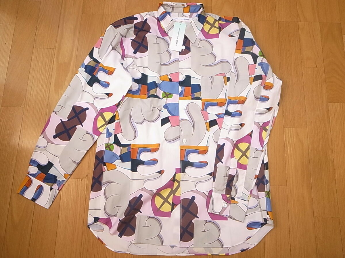 KAWS x COMME des GARCONS SHIRT HAND MULTI PRINT SHIRT CDG FH KAWS x COMME des GARCONS SHIRT HAND MULTI PRINT SHIRT CDG FH
