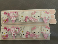 10 Hello Kitty Sanrio Hair Clips Ice Cream Polka Dot Valentine Clasp Barrette