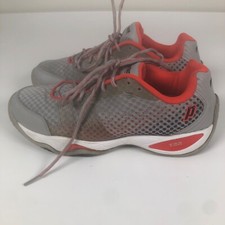 Prince Hombres Talla 9 EE. UU./42 Gris Naranja Camiseta Lite Tenis Zapatos