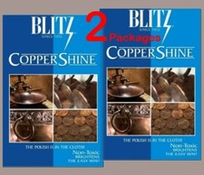 2 Blitz Copper Cleaning Cloth ~ Made in USA