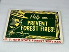 12”  Protect Forests Wildfires Heavy Metal Vintage Style Steel Sign