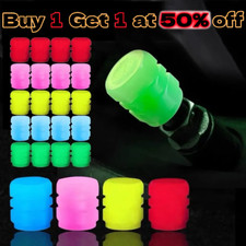 Car Tire Valve Stem Caps Glowing Tire Air Caps Cover Tire Valve Caps Universal