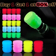 Car Tire Valve Stem Caps Glowing Tire Air Caps Cover Tire Valve Caps  Universal