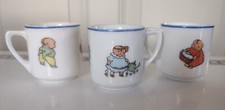 Rudolstad Happifats Small Tea Cups Set of 3 Beyer  Bock Germany, 1920s