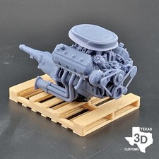 Six Pack 426 Hemi Model Engine Resin 3d Printed 125-18 Scale