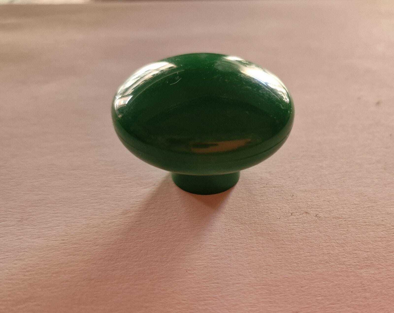 Pomolo Pomello per Mobili in Plastica Verde mm. 40 Pz. 6