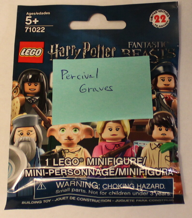 percival graves lego minifigure ebay