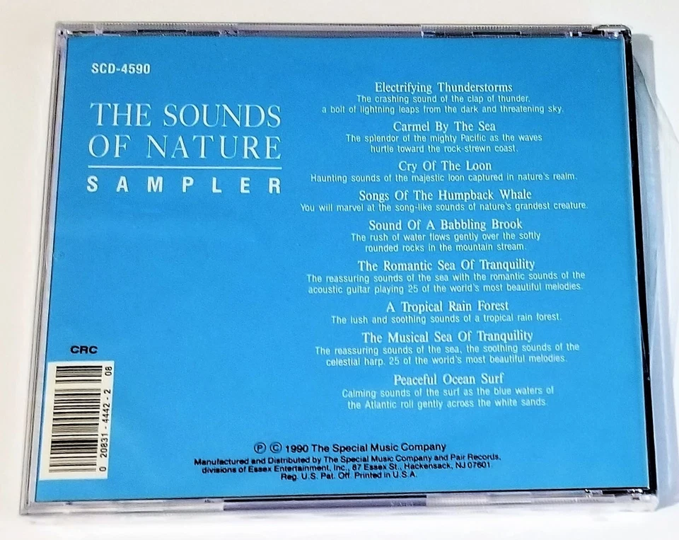 The Sounds Of Nature Sampler CD 1990 Brand New Sealed - Image 2 of 4