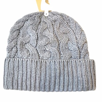Michael Kors Patchwork Cable Knit Cuff Beanie Hat Toboggan  display picture 2