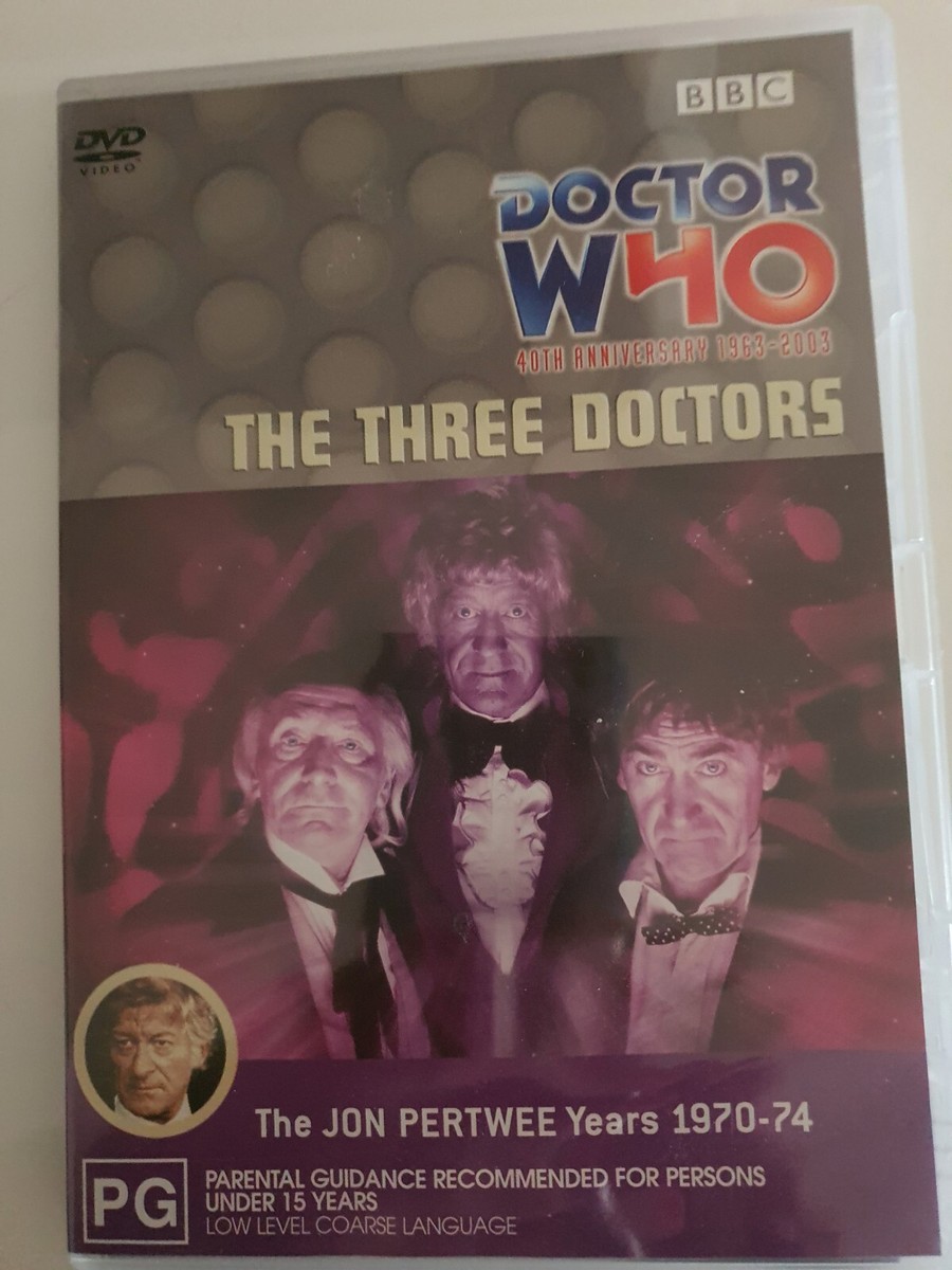 Doctor Who - The Three Doctors DVD New Jon Pertwee Hartnell
