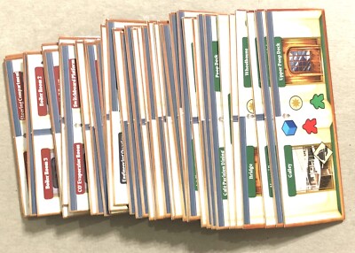 Titanic 2020 Game Replacement Part - Location Tiles EUC
