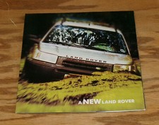 Original 2002 Land Rover Freelander Foldout Sales Brochure 02