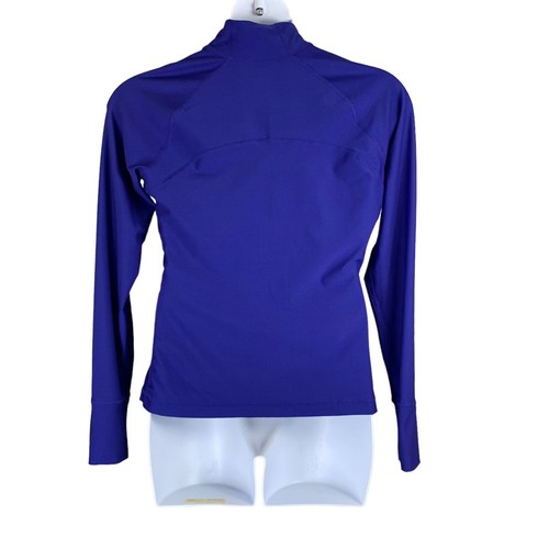 Gap Body Size Large Sweatshirt Full Zip Up Long Sleeved Indigo Blue Activewear - Picture 2 of 3