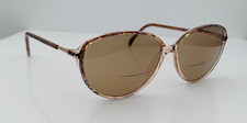 Vintage Silhouette M1835 Brown Oval Sunglasses Austria FRAMES ONLY