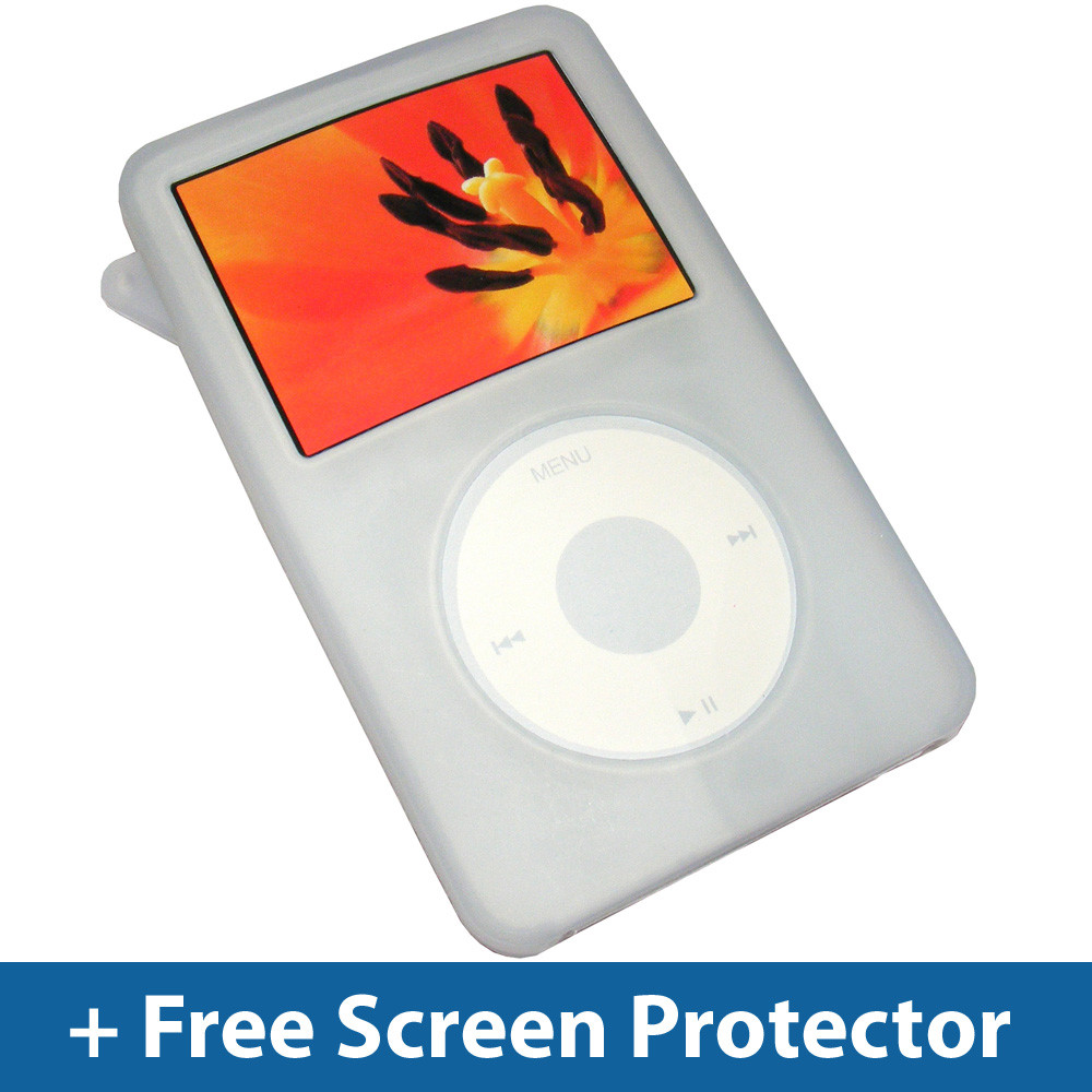 Clear Silicone Skin Case for Apple iPod Video 30gb 5th/6th Gen