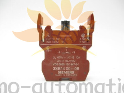 Elemento De Conmutación Siemens 3sb3400-0b | Meses Sin Interés - Foto 8