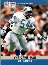 1990 Pro Set Football Chris Spielman