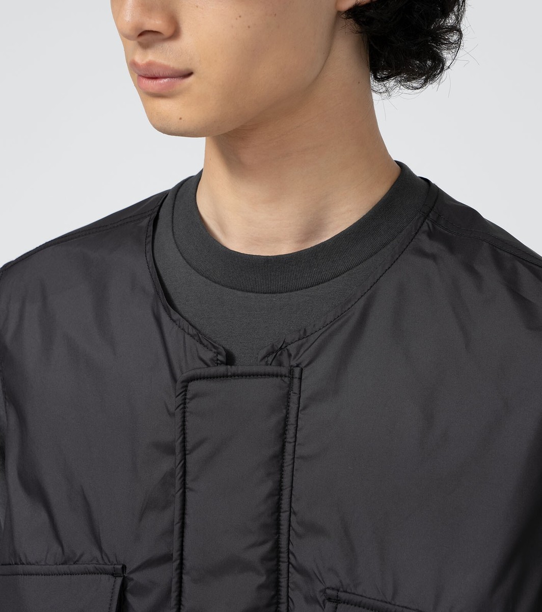 ASK availability First)NORTH FACE purple label Mountain Wind Vest