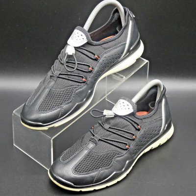 ECCO Sense Women's Elastic Toggle Black Comfort Walking Sneakers Shoes Size 38