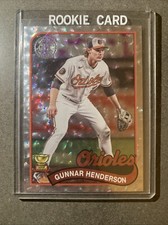2024 Topps  - 1989 Topps Baseball #89B2-10 Gunnar Henderson SILVER CRACKLE FOIL