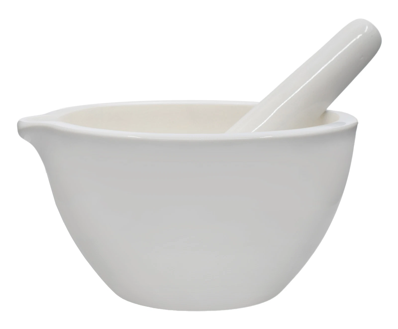 Porcelain Mortar & Pestle Set, 50oz - Unglazed Grinding Surface - Eisco Labs
Opens in a new window o