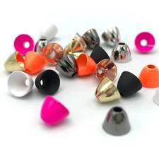 FLY TYING BRASS CONEHEADS - Hareline Cone Head Beads - 8 Colors Available NEW!