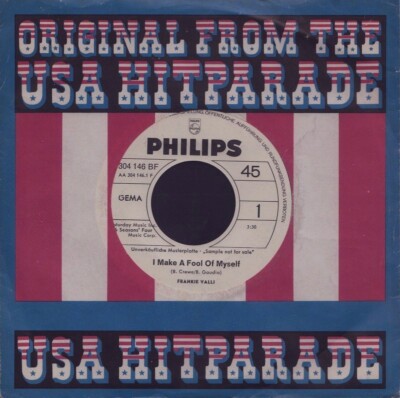 FRANKIE VALLI: I Make A Fool Of Myself (´67 / rare orig. German W/L PROMO 7'')