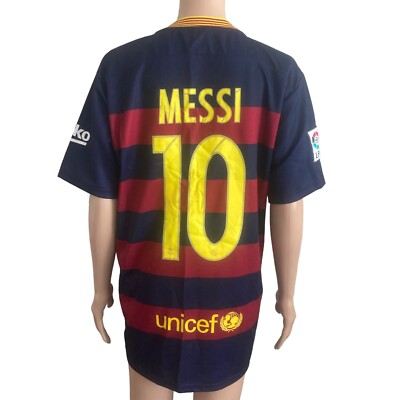 fc Barcelona Jersey by athens sport adult M Lionel messi #10 soccer