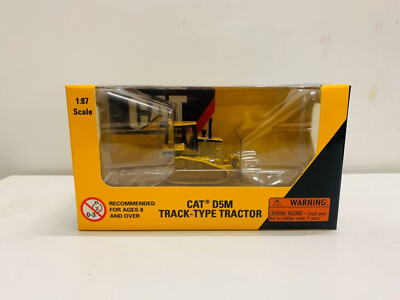 Norscot Cat D5M Track-Type Tractor 1/87 Scale Die-Cast Model 55401 New in Box