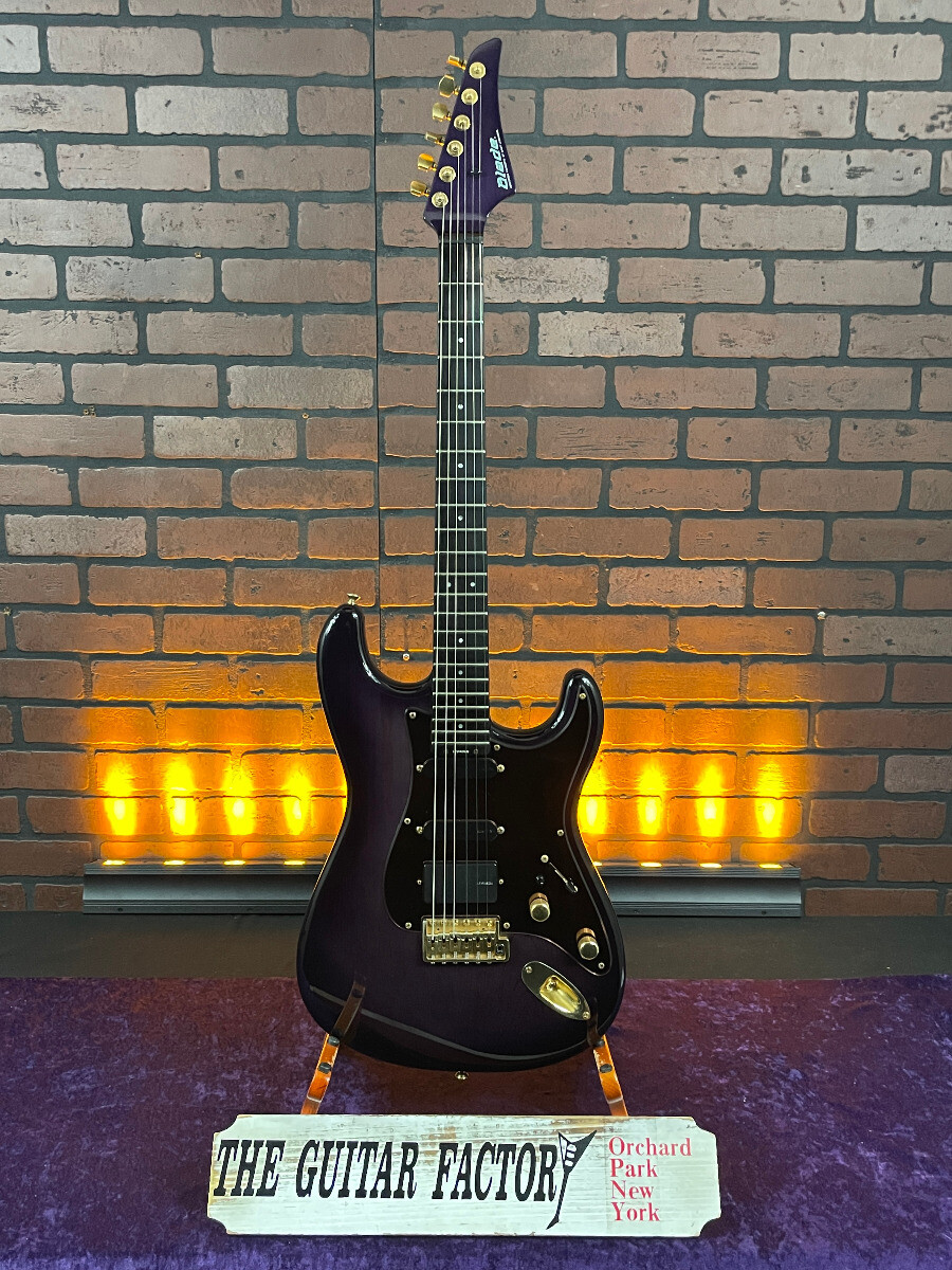 1991 Levinson Blade RH-4 Misty Violet HSS Strat Style Electric