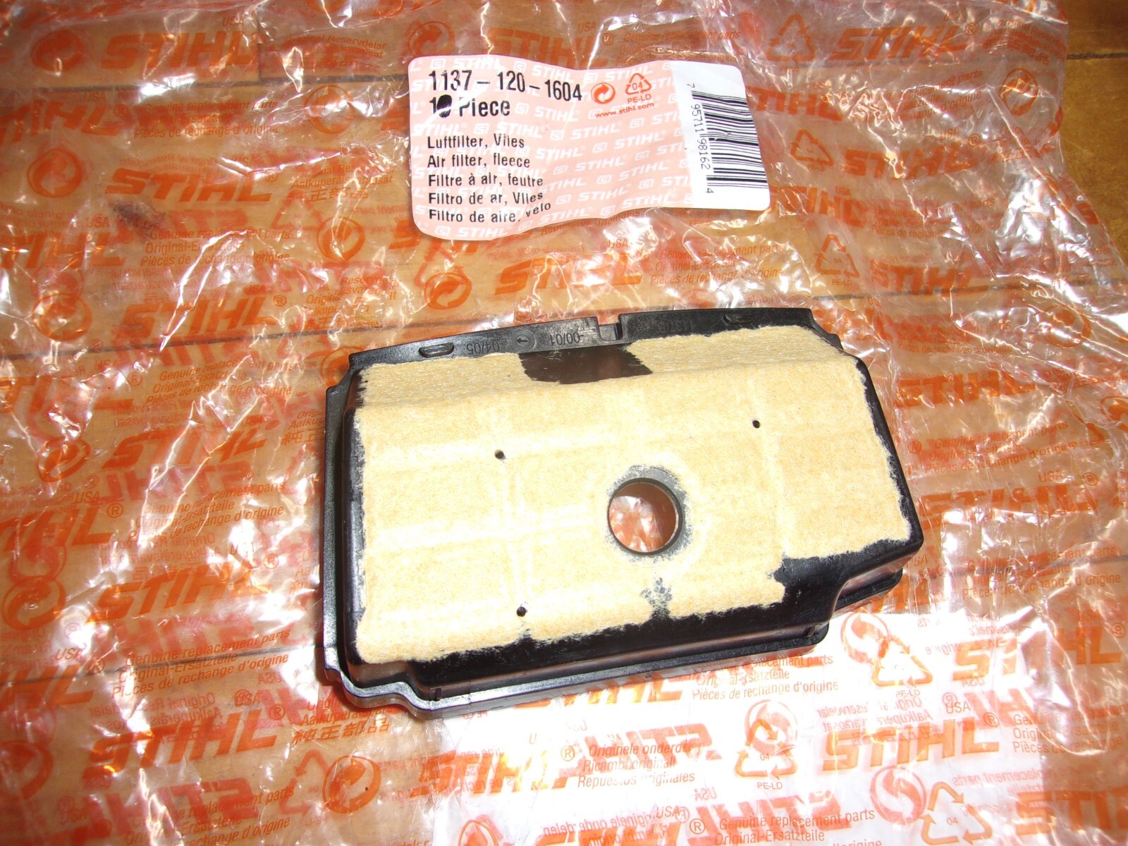 STIHL FILTRO ARIA A VELO PER MOTOSEGA STIHL MS 193 T Tc Ms 194 T Tc Originale.1.1.7.gp.25759 - Foto 2