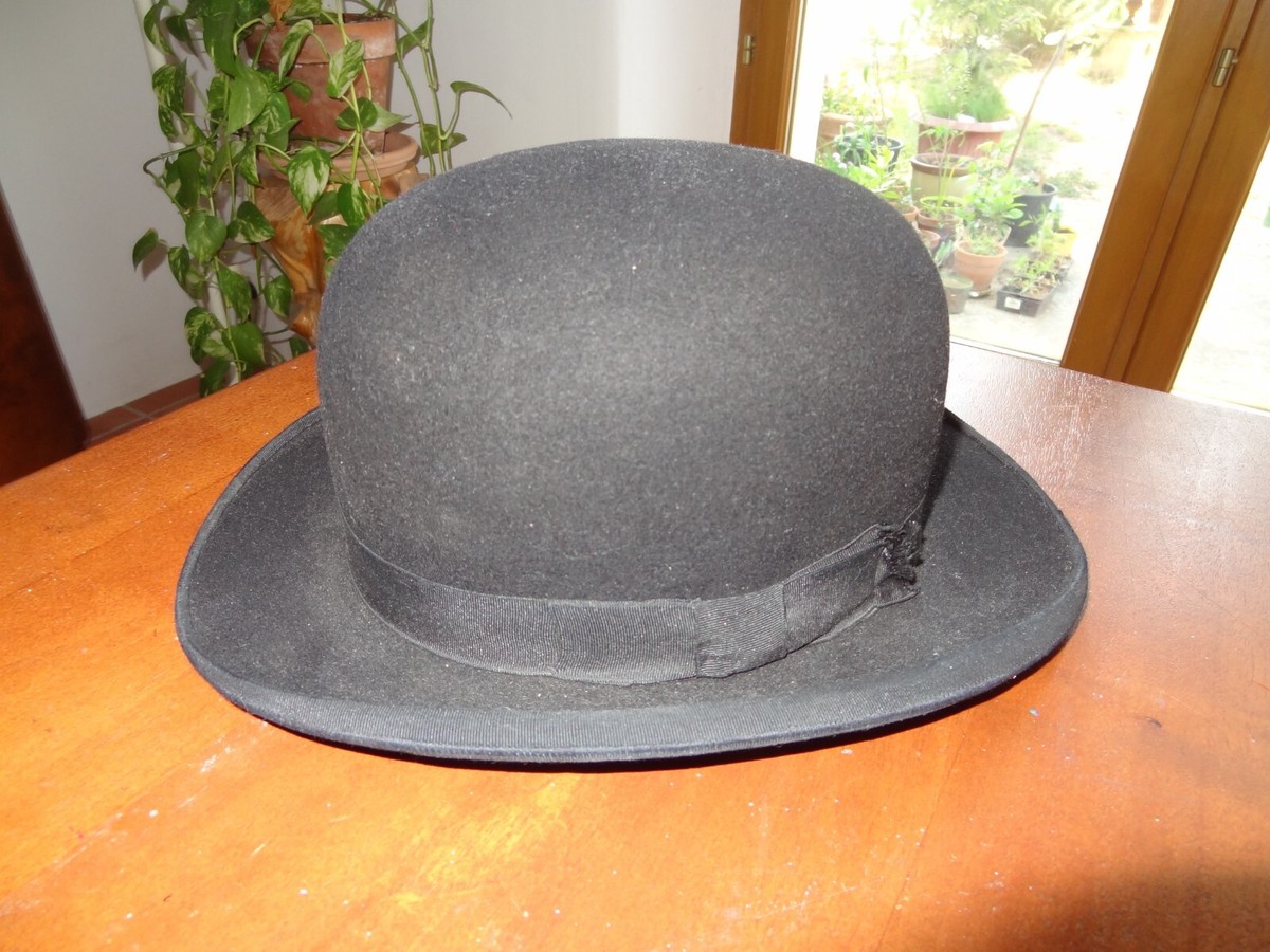 Rareté âge large chapeau tendeur de chapeau FERROS chapeau stretch cylindre  antique melon