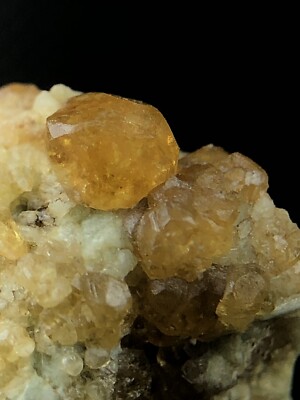 Nice Orange Garnet Gemy Thumb size Bunch terminated Specimen From @Pakistan