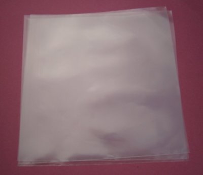 100 12'' CLEAR  POLYTHENE CLEAR RECORD SLEEVES COVERS 450G+  FREE 24H DELIVERY