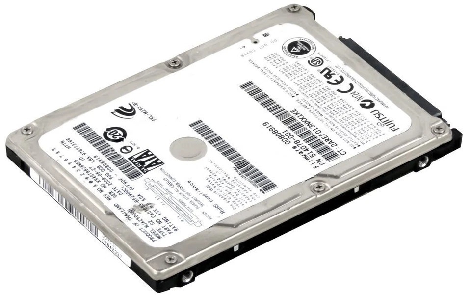Disk Fujitsu MJA2500BH 500GB 5400U/Min 8MB Cache SATA II 3Gbps 2.5'' Pollici - Immagine 3 di 3