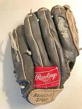 RAWLINGS MBG11 11" ALEX RODRIGUEZ RHT ADJUSTABLE BLACK YOUTH BASEBALL GLOVE-EUC