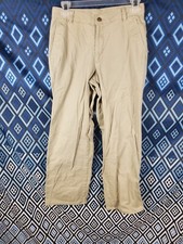 Chaps Boys Khakis 16 Regular Brown Chest Waist 27" Rise 9.5" Inseam 27"