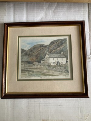 Philip Martin signierter gerahmter Druck Yew Tree Farm, Coniston 265/850 Beatrix Potter