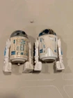 Vintage Star Wars Kenner R2-D2 Complete Action Figure Lot of 2 Head Clicks 1977