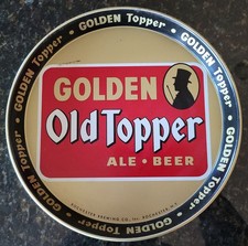 1950's GOLDEN OLD TOPPER STEEL BEER TRAY, ROCHESTER NEW YORK