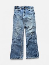 Vintage Levi s 517 Orange Tab Bootcut Jeans 35x32 Light Wash Faded USA Denim