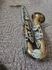 Buescher Aristocrat Tenor Saxophone Functional Condition Needs Attention