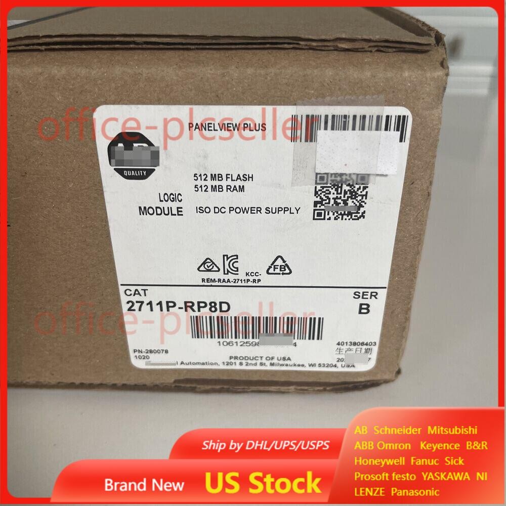 Allen Bradley IN BOX PanelView Pl 6 Logic Module 2711P-RP8D US Free Tax