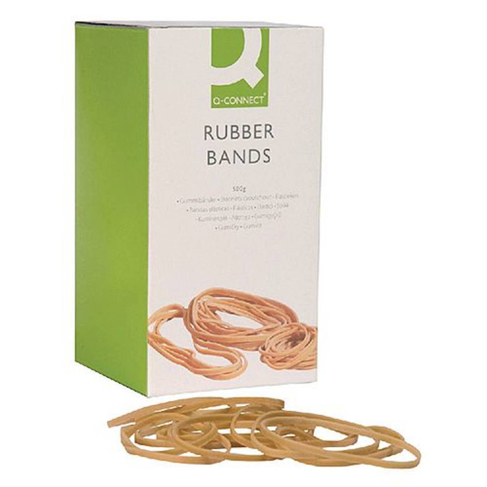 Q-Connect Rubber Bands No.24 152.4 x 1.6mm 500g (KF10533)
