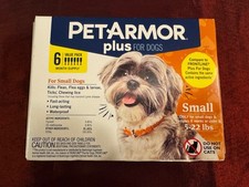  Read PetArmor Plus Flea and Tick Prevention for Small Dogs 5-22 lbs, Pack Of 6