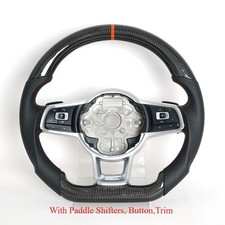 Carbon Fiber Steering Wheel Wpaddle Button For Volkswagen Golf Golf Gtir Mk7 Carbon Fiber Steering Wheel Wpaddle Button For Volkswagen Golf Golf Gtir Mk7
