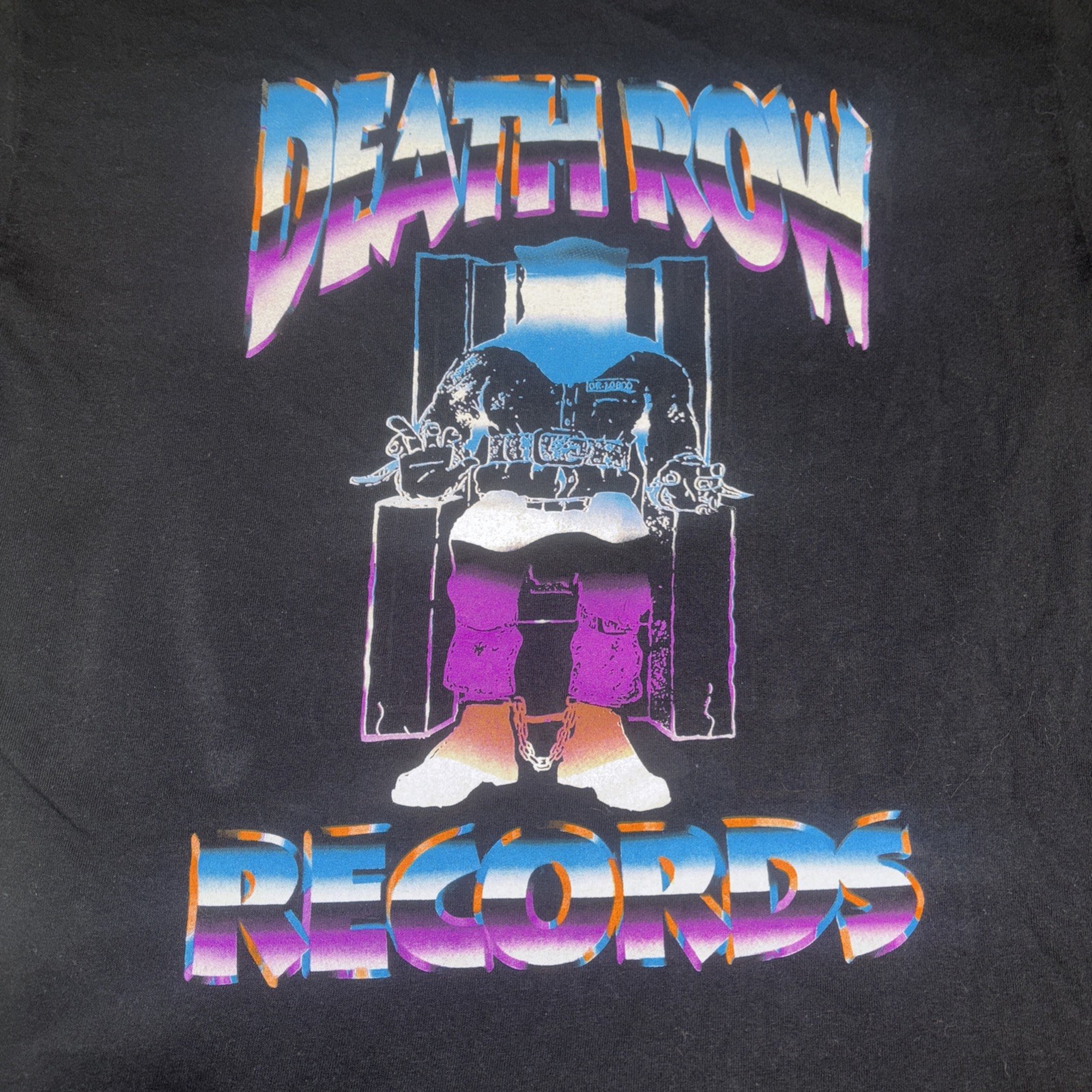 FILA T shirt Ripple Junction Death Row Records logo Suge Knight Snoop Dre anni 90 2021 LG